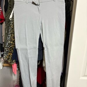 Van Heusen Light Gray Stretch Trousers